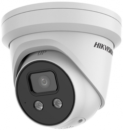 Hikvision DS-2CD2346G2-ISU/SL(2.8mm)(C) - 4MPix IP Turret AcuSense kamera IR 30m, Audio, Alarm, mikrofon, repro, blikač