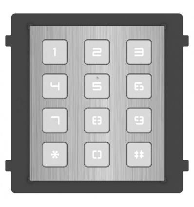Hikvision DS-KD-KP/S - Modul interkomu s kódovou klávesnicí nerez