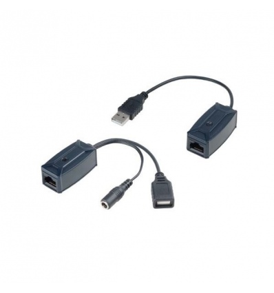 XtendLan Extender USB 1.1 po CAT5E na 70/300m,pasivní,s napájením vzdáleného zařízení