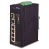 Planet IGS-614HPT Průmyslový PoE Switch 5x 1000Base-T, 1x SFP, 4x PoE 802.3at, -40~+75°C, 12-56VDC, dual-power, DIN