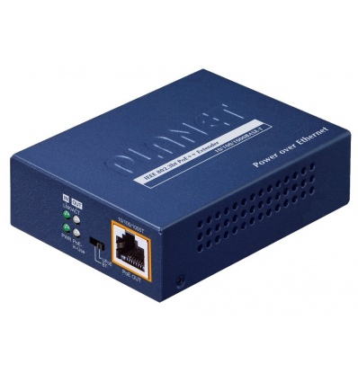 Planet PoE/LAN extender, 1xPoE-in, 1xPoE-out 65W, 802.3bt, Gigabit