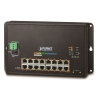 Planet WGS-4215-16P2S plochý L4 switch, 16x1Gb, 2x1Gb SFP, 16x PoE 802.3at 240W, 48-56VDC, -10~60°C, IP30, fanless