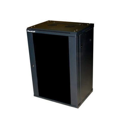 XtendLan 12U/600x450, na zeď, jednodílný, skleněné dveře