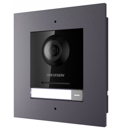 Hikvision DS-KD8003-IME1/FLUSH/EU - IP zápustný dveřní interkom 1-tlačítkový