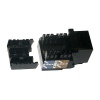 XtendLan Keystone jack RJ45, narážecí, CAT 6, UTP černý