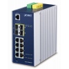 Planet IGS-12040MT L3 switch, 8x1Gb, 2x1Gb SFP, 2x2.5Gb SFP, dual 12-72VDC, -40~75°C, IP30