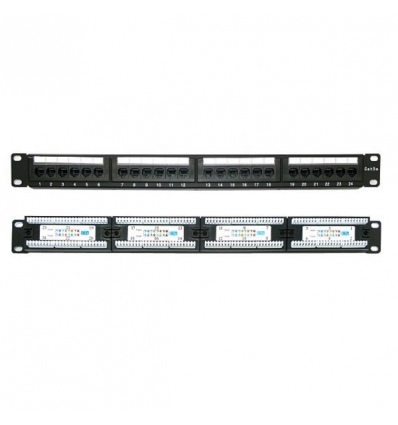 XtendLan Patch panel 19", 24portů, CAT5E