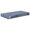 Hikvision DS-3E1326P-EI - Smart managed switch 24x 100TX PoE + 2x uplink Gb Combo port, 370W, Super PoE