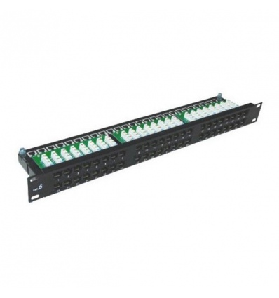XtendLan Patch panel 19", 48 portů, Cat6, LSA