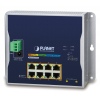 Planet WGS-5225-8P2S plochý L3 switch, 8x1Gb, 2x2.5Gb SFP, 8x PoE 802.3at 240W, 48-56VDC, -40~75°C, IP30, fanless