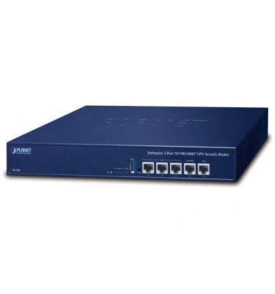 Planet VR-300 Enterprise router/firewall VPN/VLAN/QoS/HA/AP kontroler, 2xWAN(SD-WAN), 3xLAN