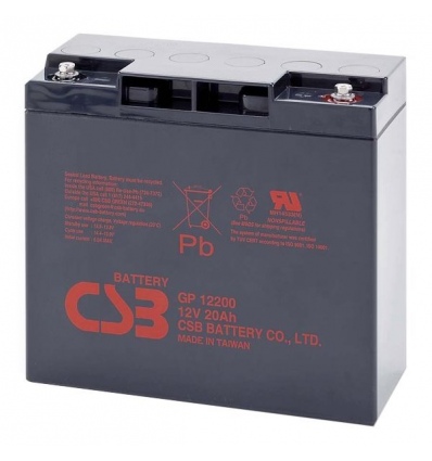 CSB Pb záložní akumulátor CSB GP12200, 12V, 20Ah