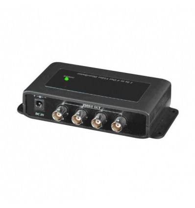 XtendLan Video rozbočovač/zesilovač 1:4, BNC konektory, i pro HD-CVI/AHD do 4k