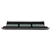 XtendLan Patch panel 19", 24 portů, C5E, vyvazovací úchytky, 2xAu