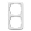 XtendLan Zásuvka TANGO dvoj rámeček, bílý,svislý