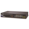 Planet WAPC-1232HP, WLAN kontrolér pro 32x AP, 10x LAN/8x POE, 2x SFP, Web/SNMP, L2/L3, VLAN, ACL, IGMP