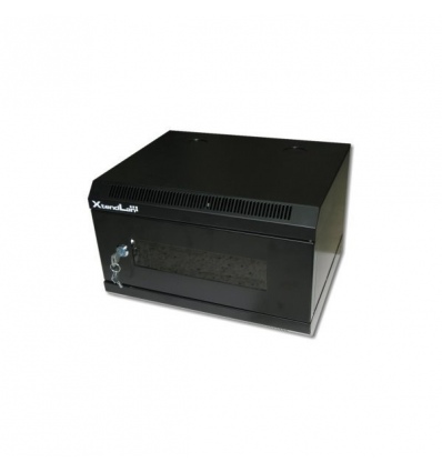 XtendLan Skříň 10", 4U, 280x350, černý, prosklený