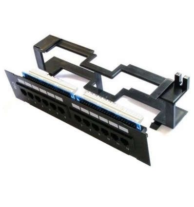 XtendLan Patch panel na zeď, 12 portů, Cat6