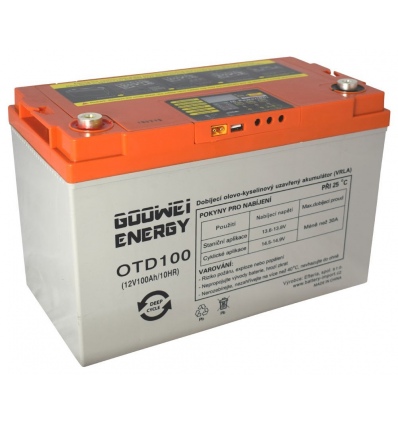 GOOWEI ENERGY DEEP CYCLE (GEL) baterie GOOWEI ENERGY OTD100, 100Ah, 12V