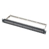 XtendLan Patch panel 19", 24 portů s vyjmutelnými keystone CAT6A, stíněný