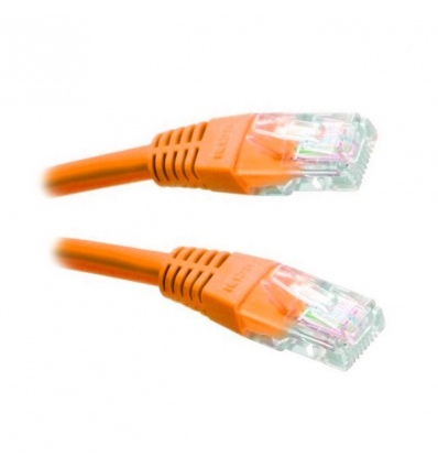 XtendLan Patch kabel Cat 5e UTP 1m - oranžový