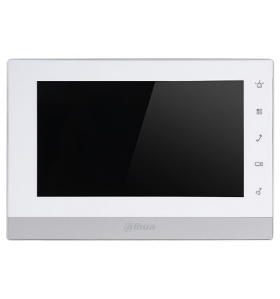 Dahua Bytový monitor IP/ touch 7" 800x480/ Ethernet/ PoE pasivní/ paměť/ CZ menu/ bílo-stříbrný