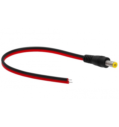 XtendLan Napájecí kabel/pigtail s jedním konektorem (jack 2,1mm samec) k zařízení, 30cm