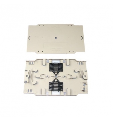 XtendLan plastová kazeta s pro uchycení 24 (12+12) svarků průměru max 3mm, svarky po dvou nad sebou