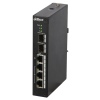 Dahua PoE switch 3x 100Mb + 1x 1Gb + 2x SFP 1Gb, 4x PoE 802.3af/at/Hi-PoE 60W, celkem PoE 96W, DIN