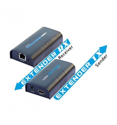 XtendLan HDMI přenos po LAN, přijímač, UDP/Multicast, 100Mbps@1080p