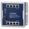 Planet průmyslový plochý switch 8x 1Gb, 8x PoE 30/120W, 48-56V, IP30, -20/60st, fanless