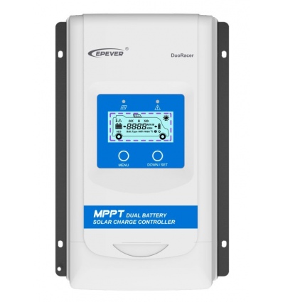 EPEVER DR1206-DDS solární MPPT regulátor 12/24 V, DuoRacer 10A, vstup 60V