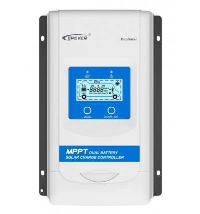 EPEVER DR3210-DDS solární MPPT regulátor 12/24 V, DuoRacer 30A, vstup 100V