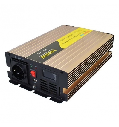 ROGERELE Sinusový měnič napětí REP1000-12, 1000W, 12V, USB port