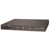 Planet FGSW-2624HPS4 L2 switch, 24x100Mb, 2x1Gb SFP, 24x PoE 802.3at 420W