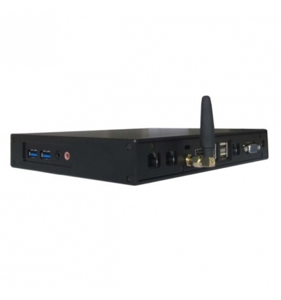 XtendLan MiniPC, Intel J1900 4x 2GHz, So-DIMM, HDMI+VGA, 3x LAN, 6x USB, 2x COM, TDP 10W, fanless