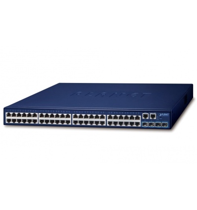 Planet SGS-5240-48T4X L3 switch, 48x1Gb, 4x10Gb SFP+, HW/IP stack