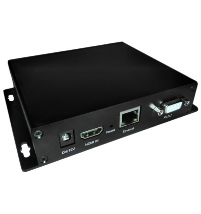 XtendLan IP HD enkoder, realtime, 1x HDMI in, audio in, H.264/H.265, TS stream, ONVIF