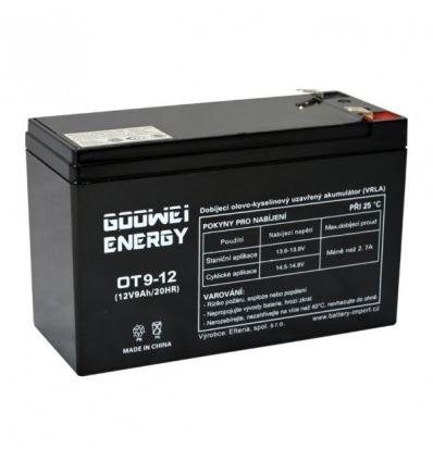 GOOWEI ENERGY Pb záložní akumulátor VRLA AGM 12V/9Ah (OT9-12)