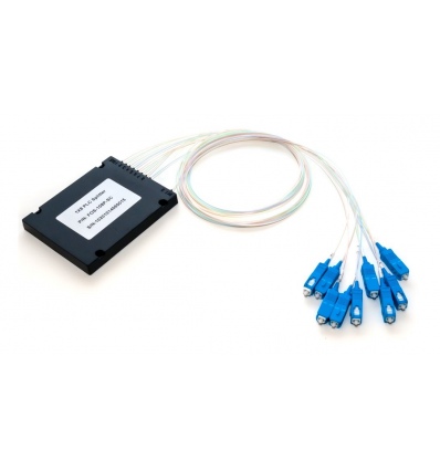 XtendLan Optický rozbočovač 1:8, SC/PC konektory, 1260-1650nm, singlemode, PLC, 1m