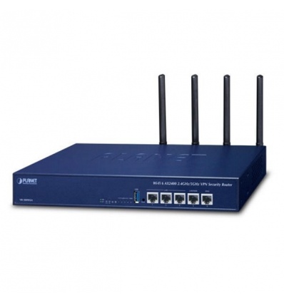 Planet VR-300W6A Enterprise router/firewall VPN/VLAN/QoS/HA/AP kontroler, 2xWAN(SD-WAN), 3xLAN, WiFi 802.11ax