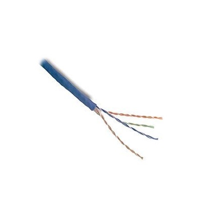 PLANET kabel UTP, drát, 4pár, Cat 5e, modrý, Planet Elite 2404N03, Dca (balení 305m)