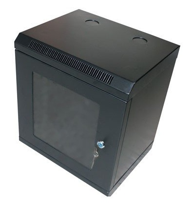 XtendLan Skříň 10", 12U, 280x350, černý, prosklený