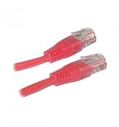 XtendLan Patch kabel Cat 6 UTP 1m - červený