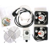 XtendLan Ventilace pro nástěnné rozvaděče, termostat, 2 ventilátory,napáj.kabel, spoj. materiál