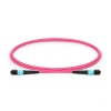 XtendLan FO patch MPO(f)-MPO(f), 1m, OM4, 12/12, kabel kulatý 3mm, přímý (Type A)