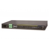 Planet MGSW-28240F Metro L3 switch, 14x1Gb SFP, 10x2.5Gb SFP+, 4x10Gb SFP, 36-60VDC, -40~75°C