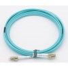 XtendLan FO patch LC-LC 5m 50/125, OM3, duplex, G.652d, LS0H, armovaný kabel, kulatý, 3mm