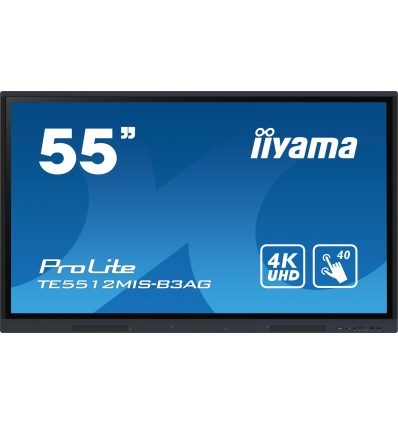 55" iiyama TE5512MIS-B3AG: IPS,4K,40P,HDMI,VGA