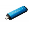 Kingston Ironkey Vault Privacy 50C/256GB/USB 3.2/USB-C/Modrá